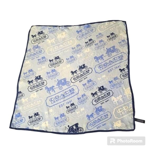 Coach Accessories - Coach Signature Silk Vintage Scraf